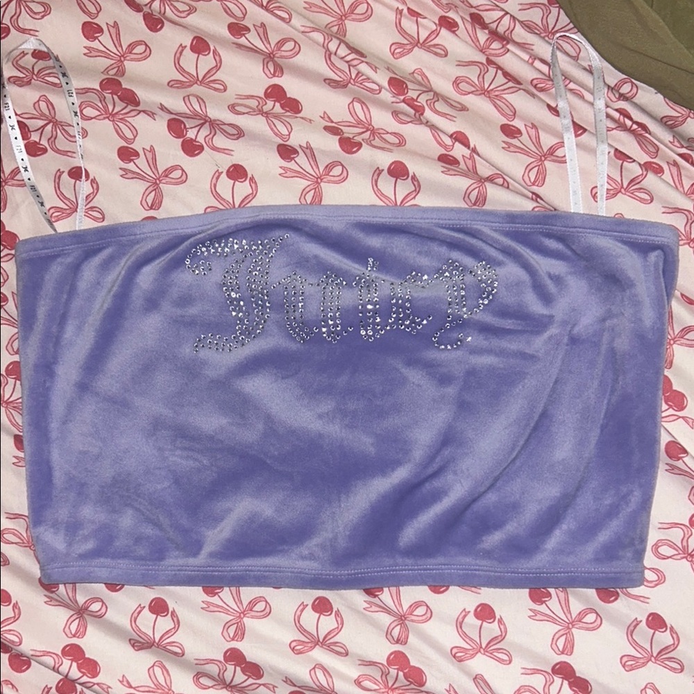 Juicy Couture Lavender Velvet Bandeau